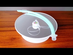 Rurki dotchawicze przez usta z opaską kapsułki wskazującą na pęcherzyki rurka ET