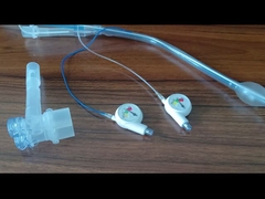 Lewa komora podwójna z monitorem ciśnienia wewnątrz mankietu Rurka oskrzelowa o podwójnym świetle